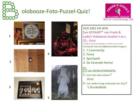 Antwoorden Bolobooze Foto-Puzzel-Tocht